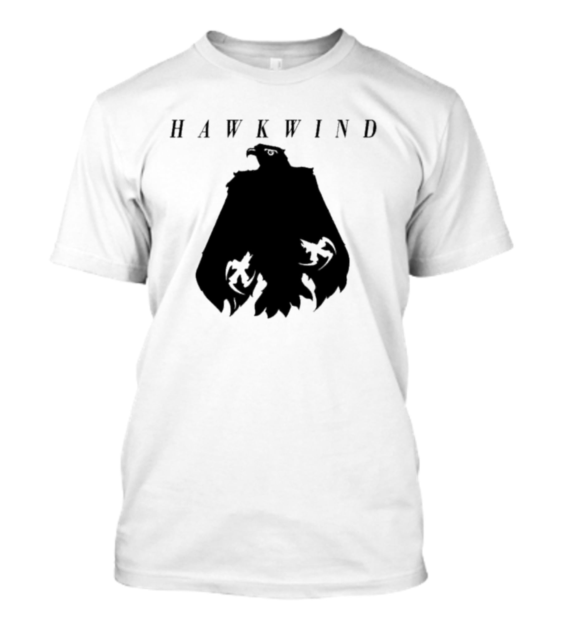 Hawkwind Eagle Silhouette With Mystical Elements T-Shirt