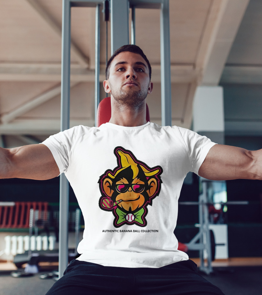 Party Animals Banana Ball Collection With Sunglasses And Pipe T-Shirt