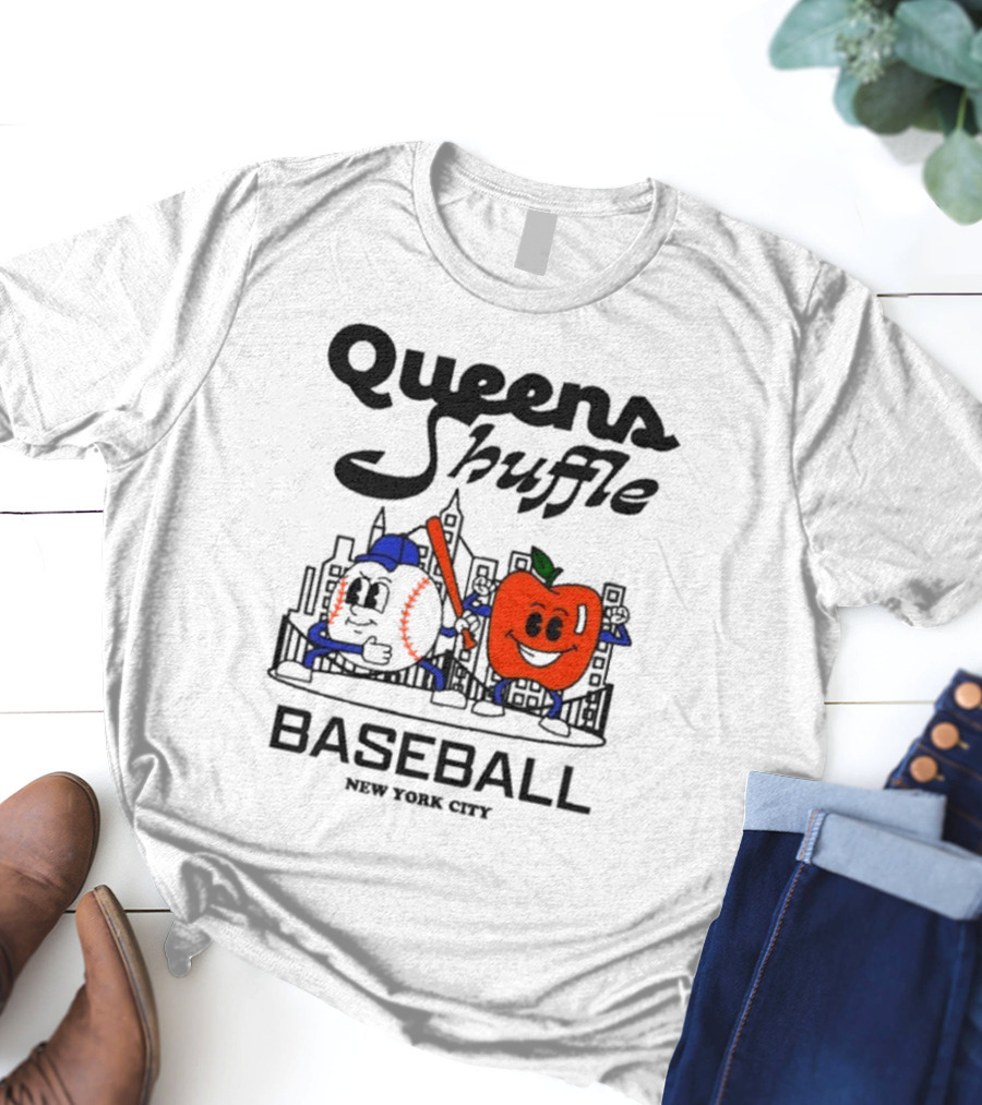 Queens Shuffle Baseball New York City T-Shirt