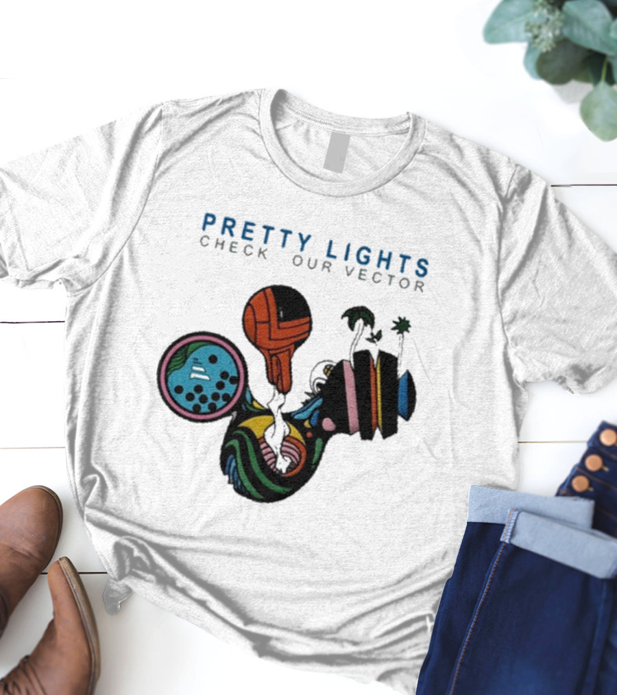 Pretty Lights Check Our Vector New T-Shirt