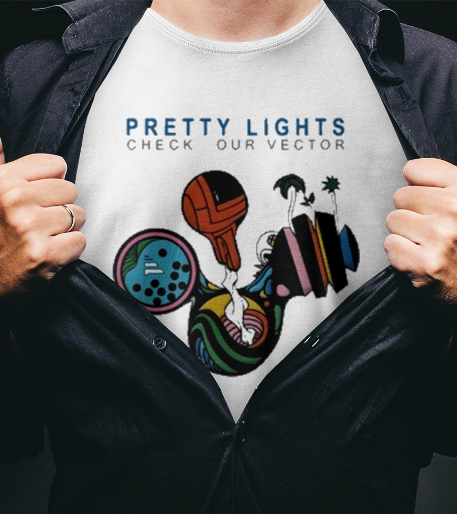 Pretty Lights Check Our Vector New T-Shirt