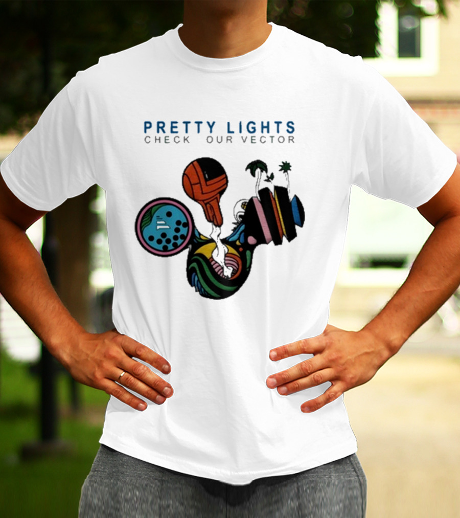 Pretty Lights Check Our Vector New T-Shirt