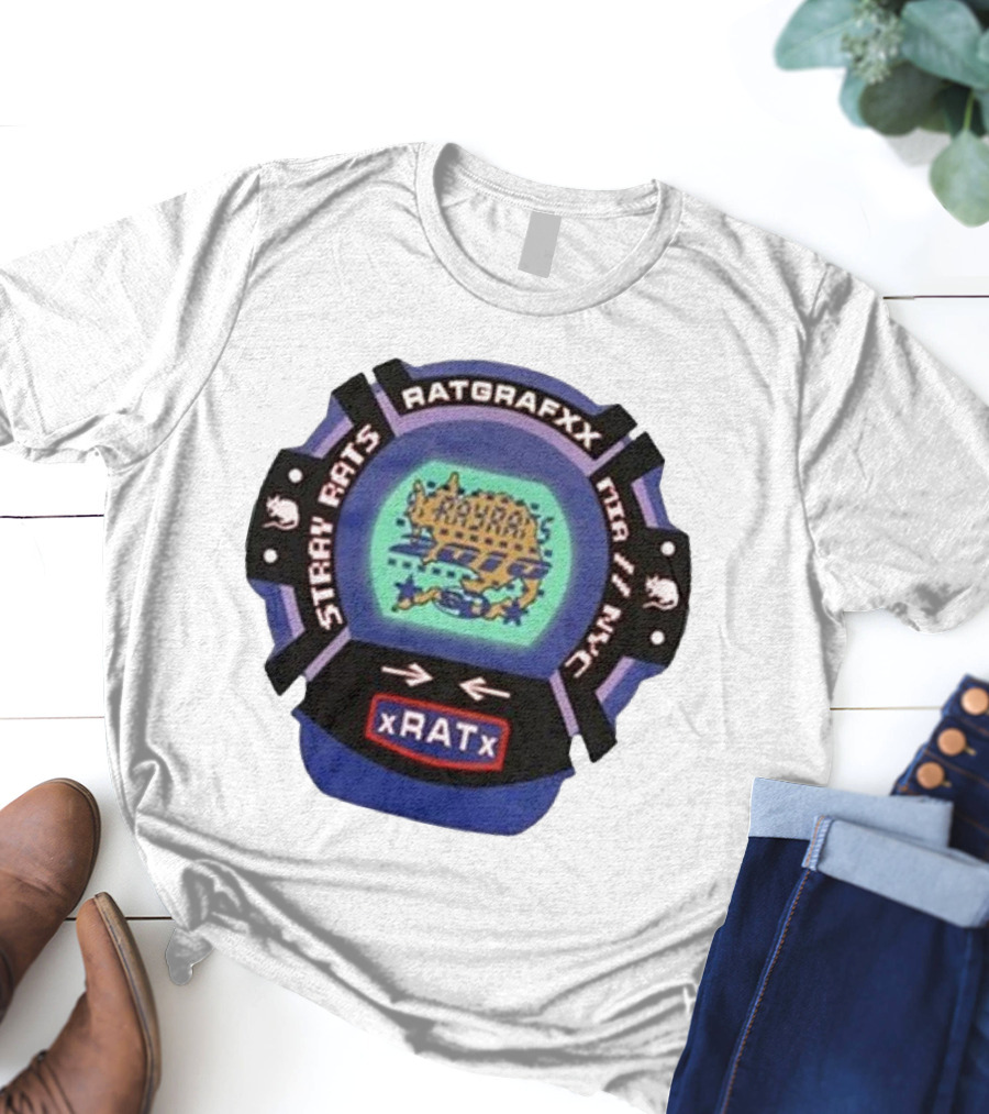 Stray Rats Ratgrafxx MTA II NYC XRATx T-Shirt