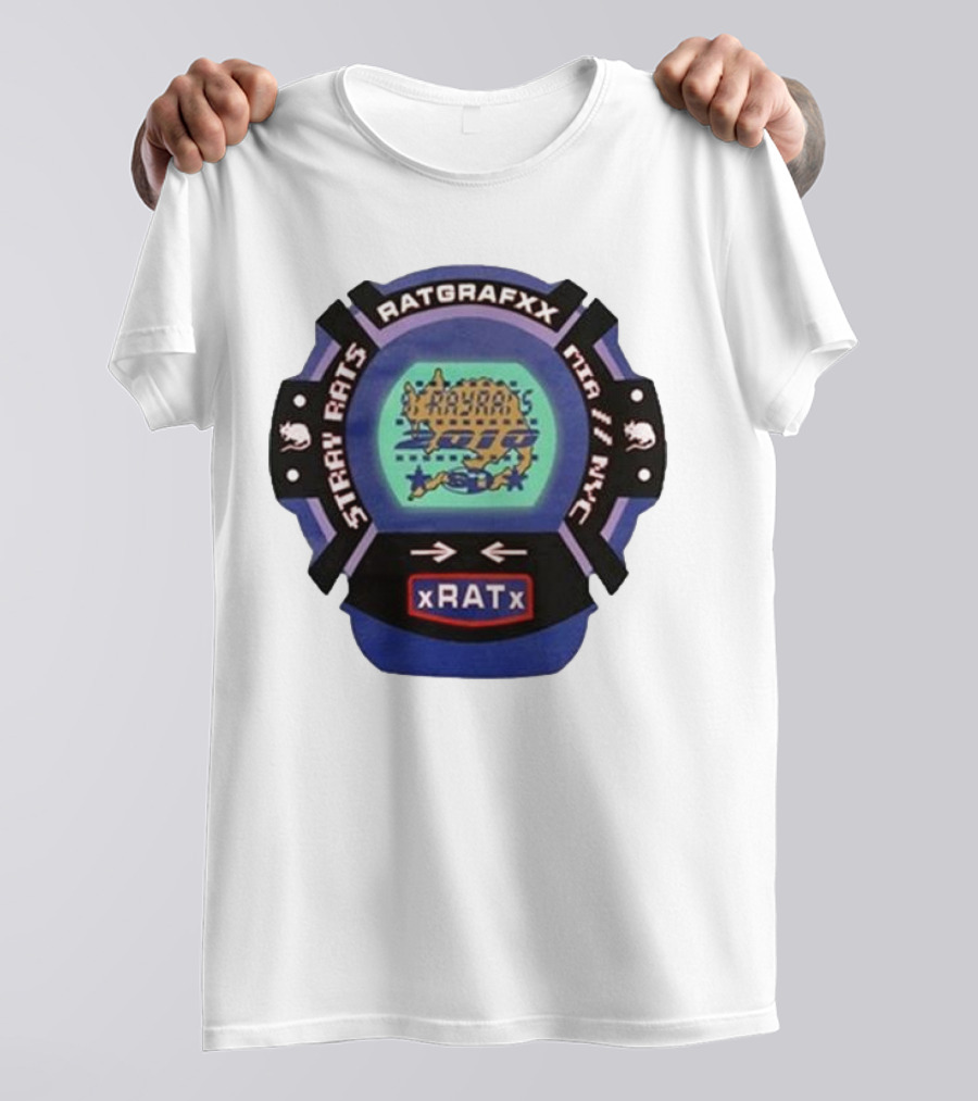 Stray Rats Ratgrafxx MTA II NYC XRATx T-Shirt