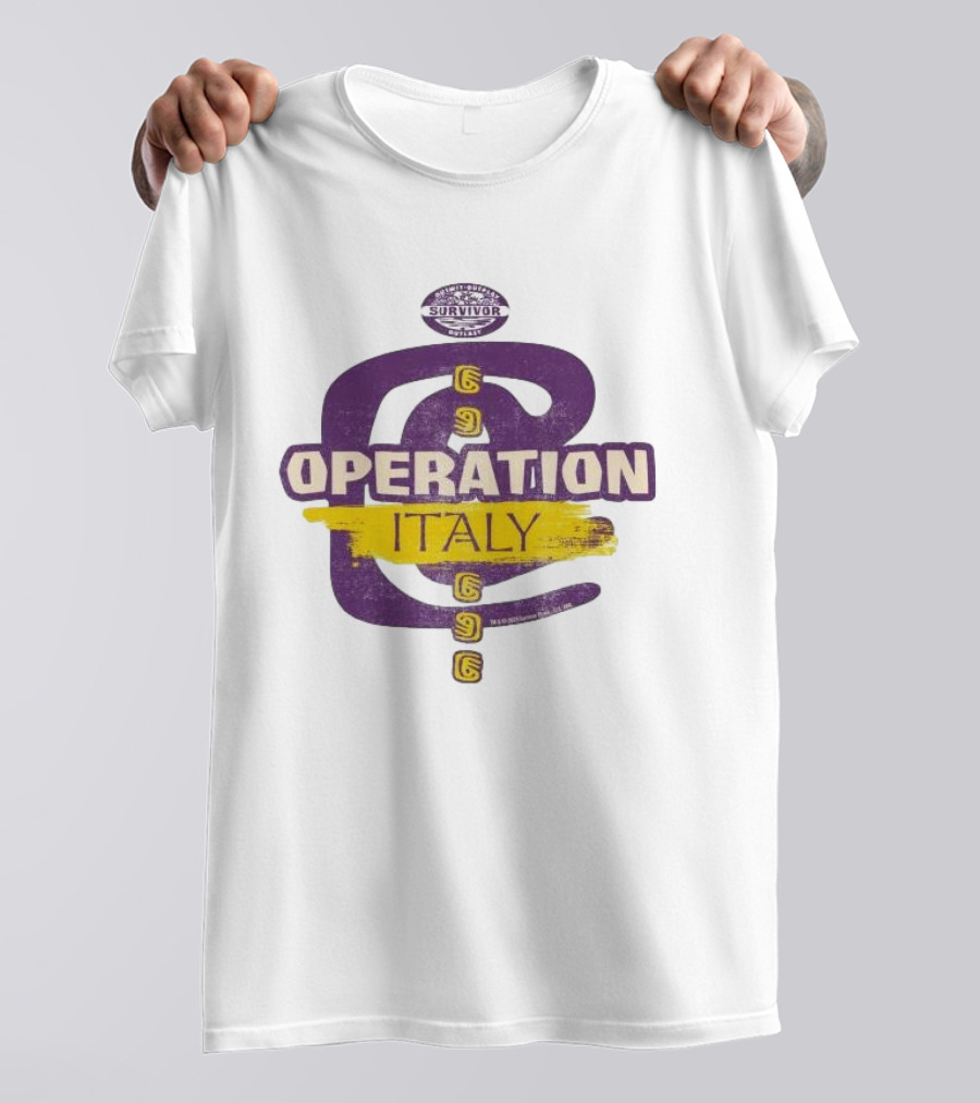 Survivor Operation Italy Purple Swirl T-Shirt