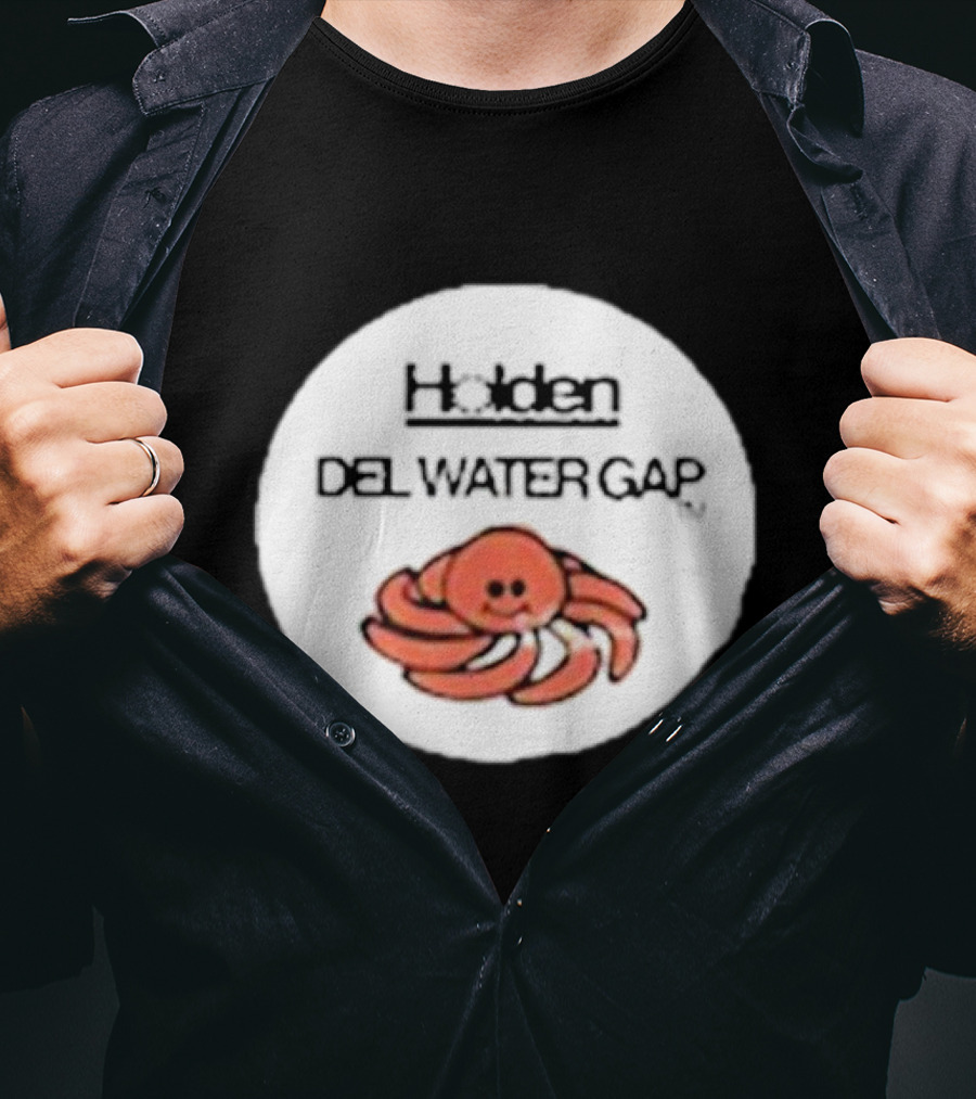 Holden Del Water Gap Octopus Fruit Sticker T-Shirt