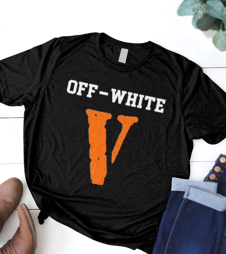 OFF-WHITE Vlone V Orange T-Shirt