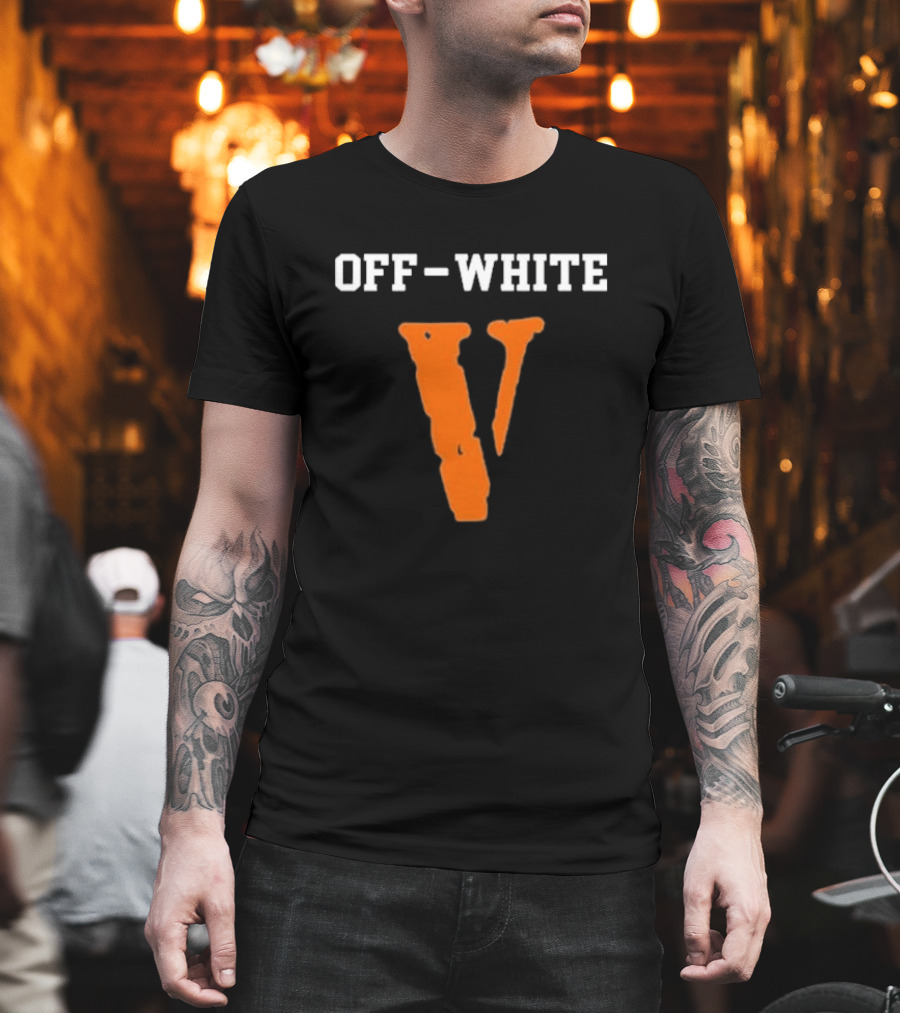 OFF-WHITE Vlone V Orange T-Shirt