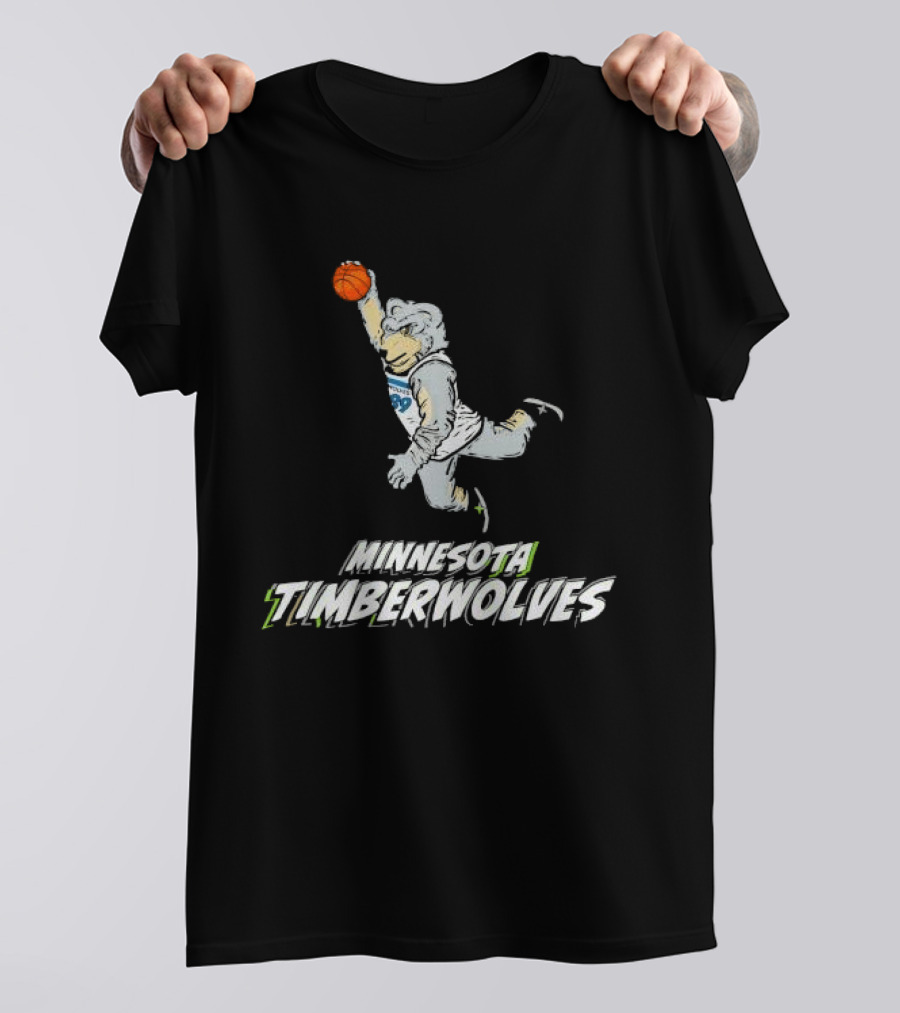 Minnesota Timberwolves Stadium Essentials Youth Mascot Slam Dunk T-Shirt