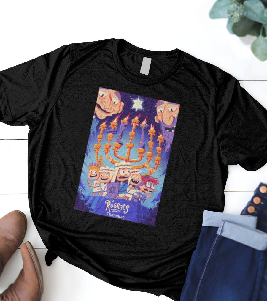Mondo Debuts A Rugrats Chanukah With Menorah Adventure T-Shirt