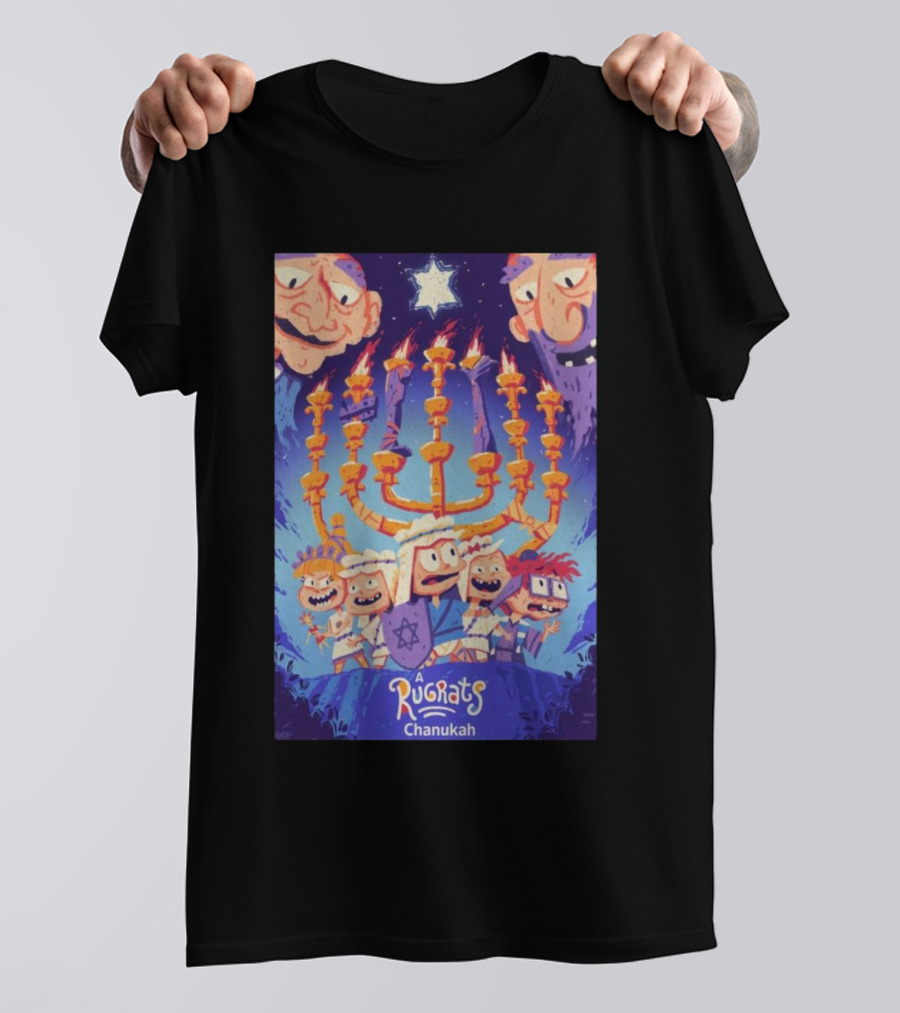 Mondo Debuts A Rugrats Chanukah With Menorah Adventure T-Shirt
