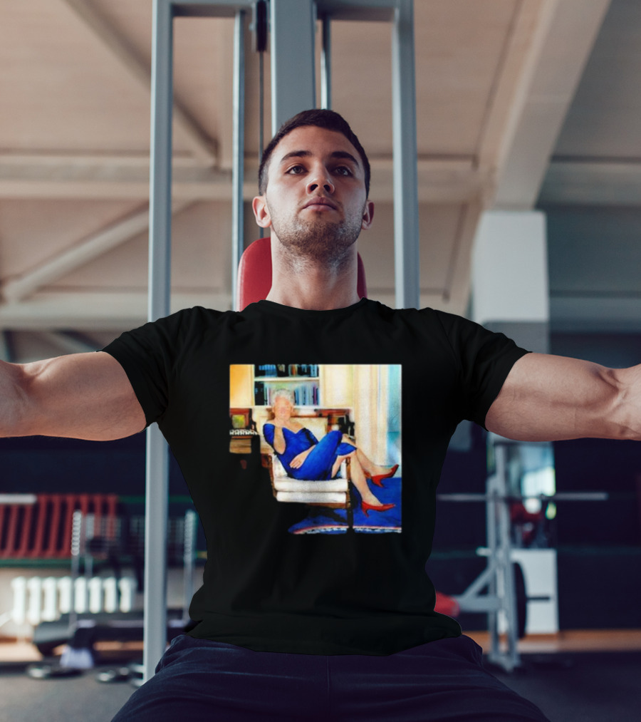 Parsing Bill Clinton Blue Dress Jeffrey Epstein Home T-Shirt