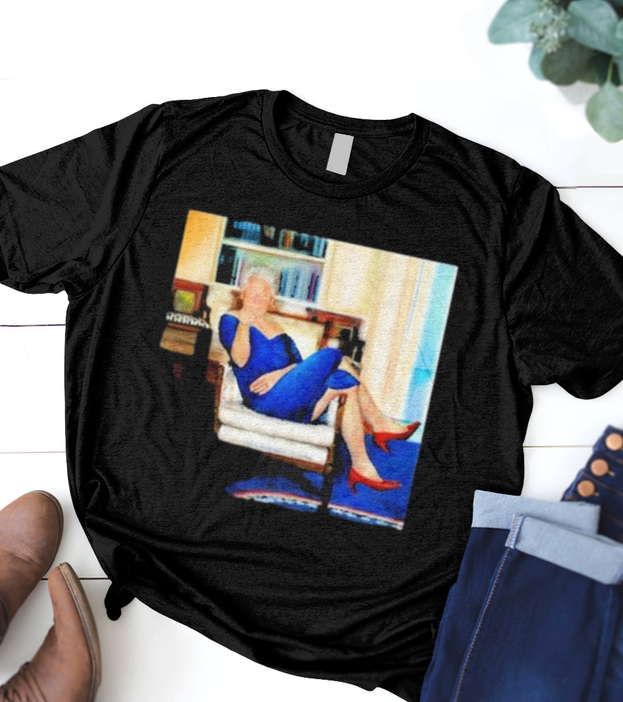 Parsing Bill Clinton Blue Dress Jeffrey Epstein Home T-Shirt