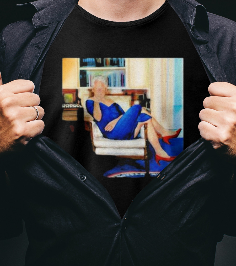 Parsing Bill Clinton Blue Dress Jeffrey Epstein Home T-Shirt