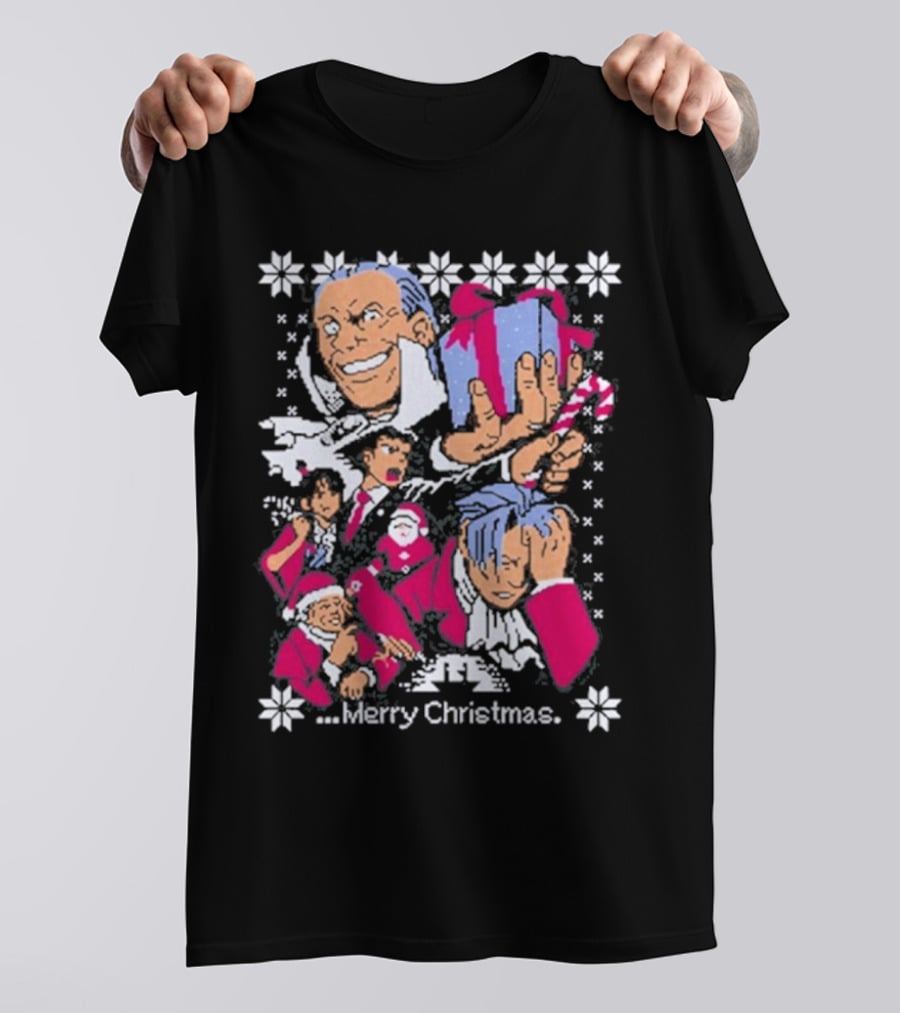 Merry Christmas Turnabout With Nina Matsumoto Characters T-Shirt