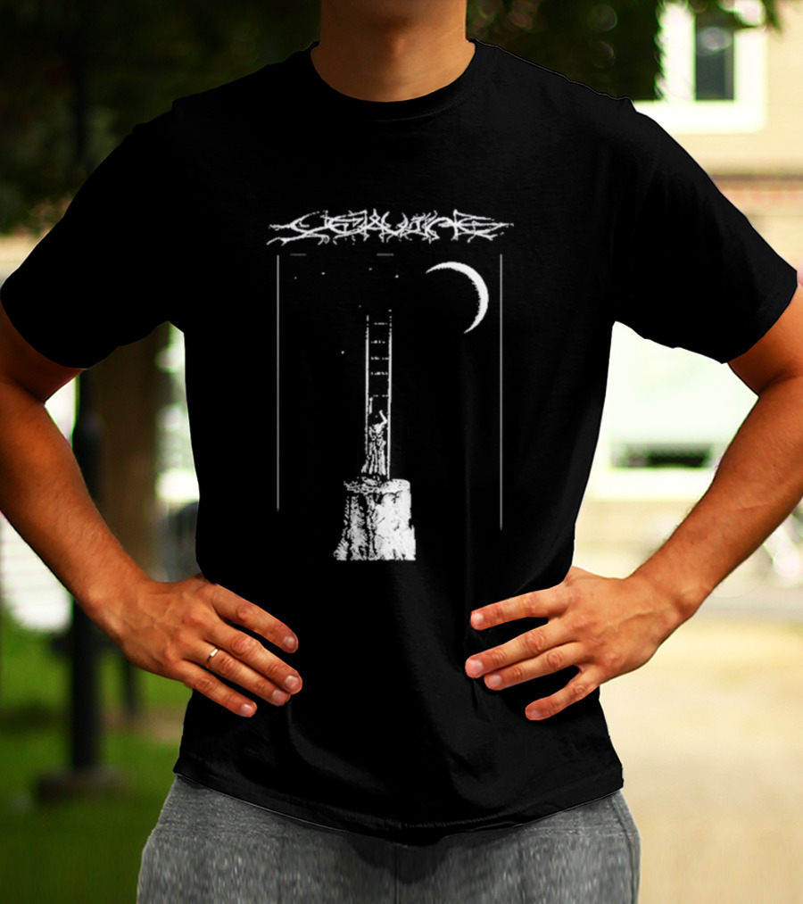 De Leaving Gildan Softstyle Ladder To Crescent Moon T-Shirt