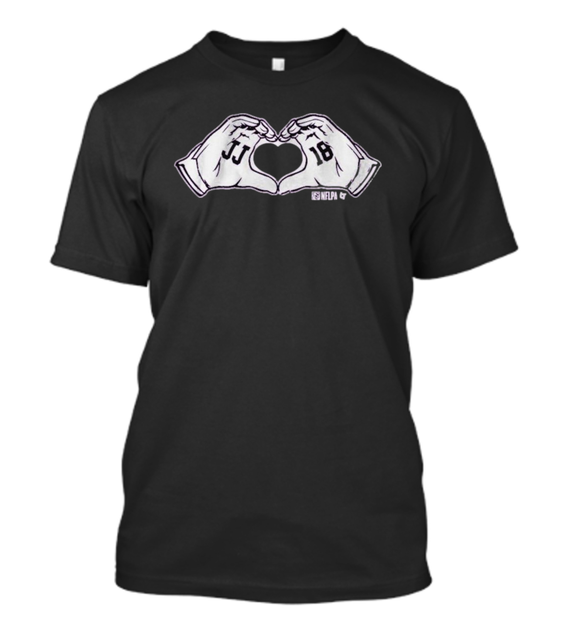 JJ 18 Heart Hands NFLPA T-Shirt