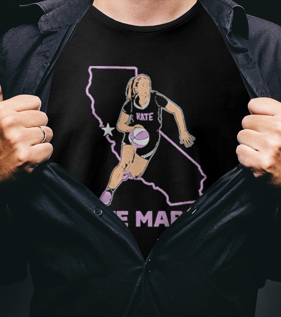 Kate Martin Basketball California Star T-Shirt