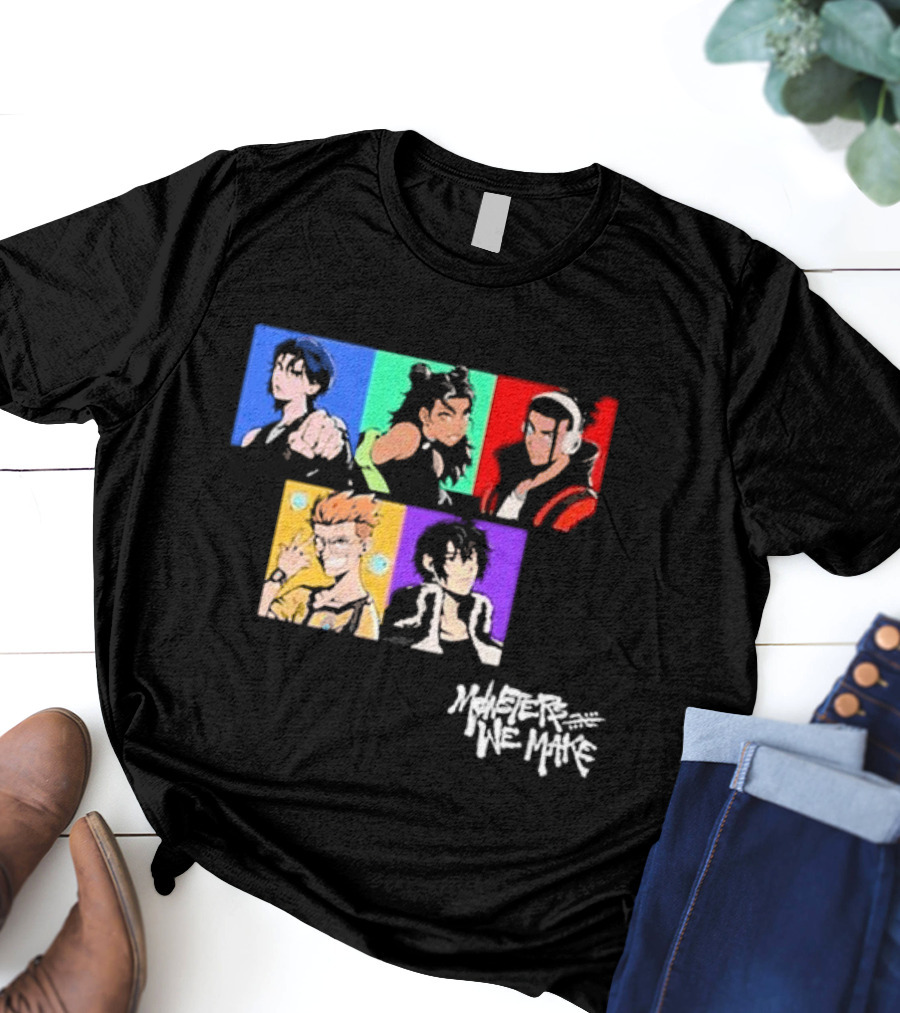 Monsters We Make Colorful Character Portraits T-Shirt