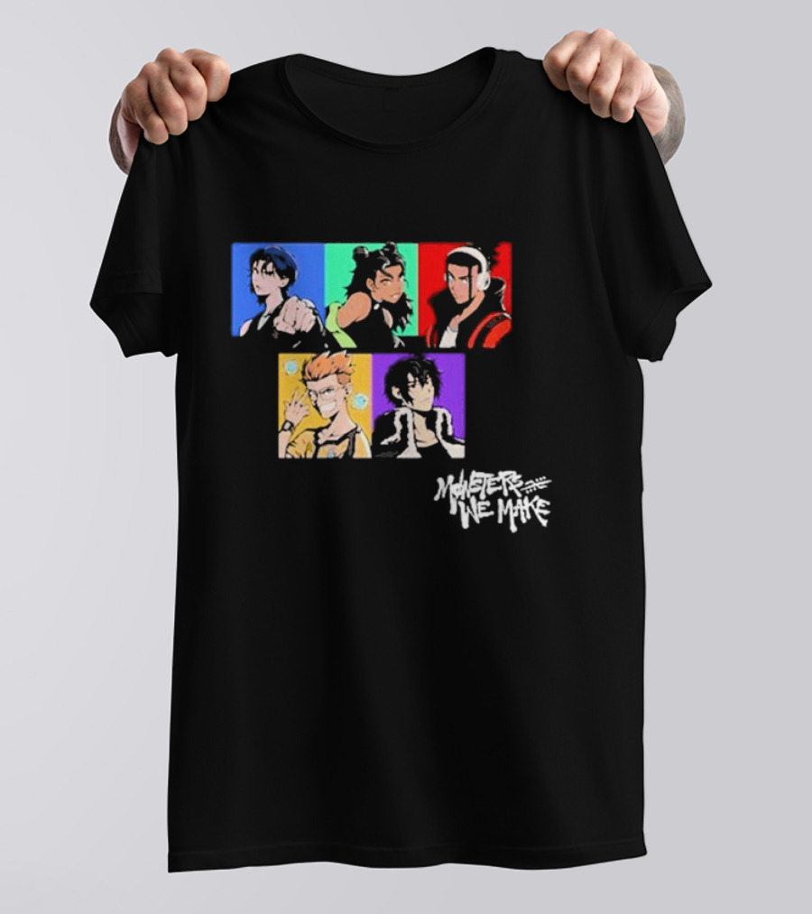 Monsters We Make Colorful Character Portraits T-Shirt
