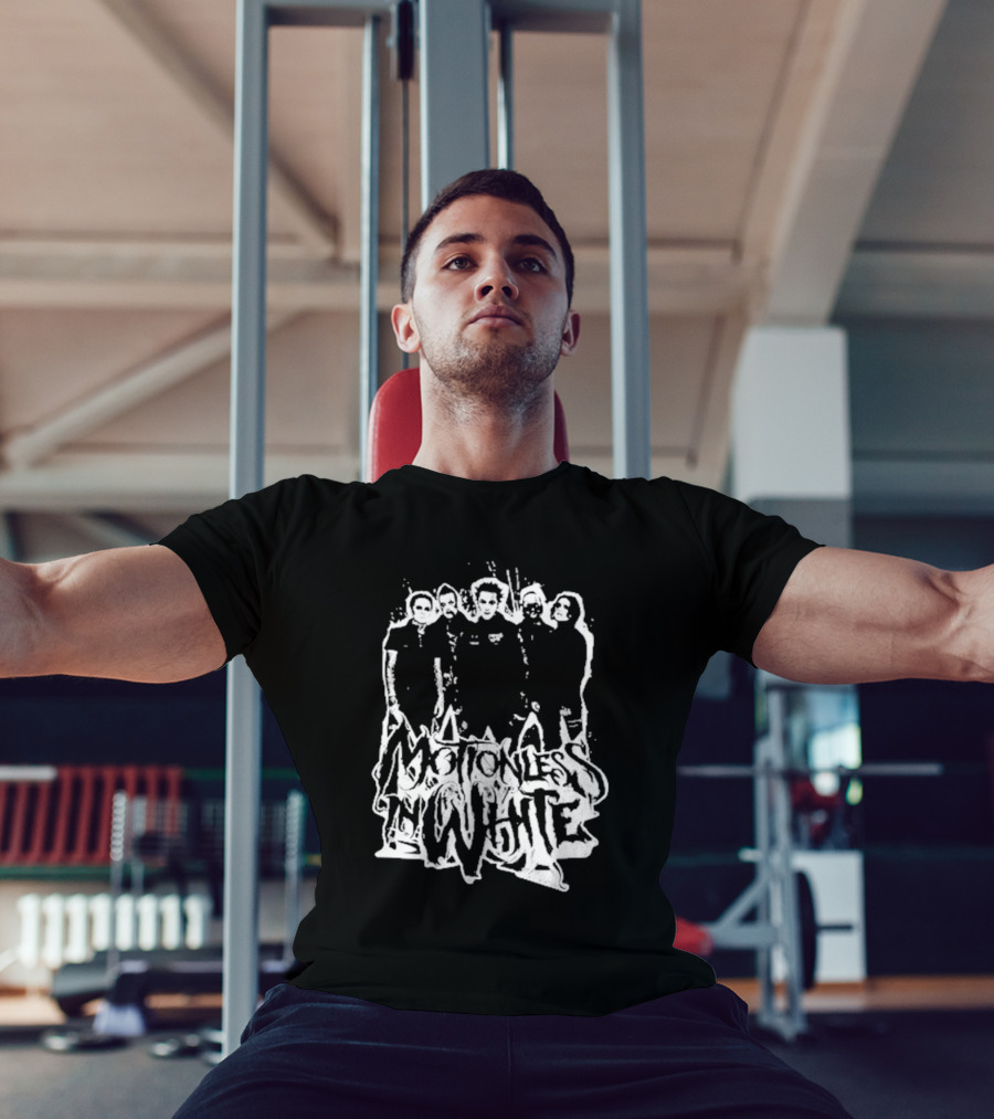 Motionless In White Band Members Paint Splatter T-Shirt