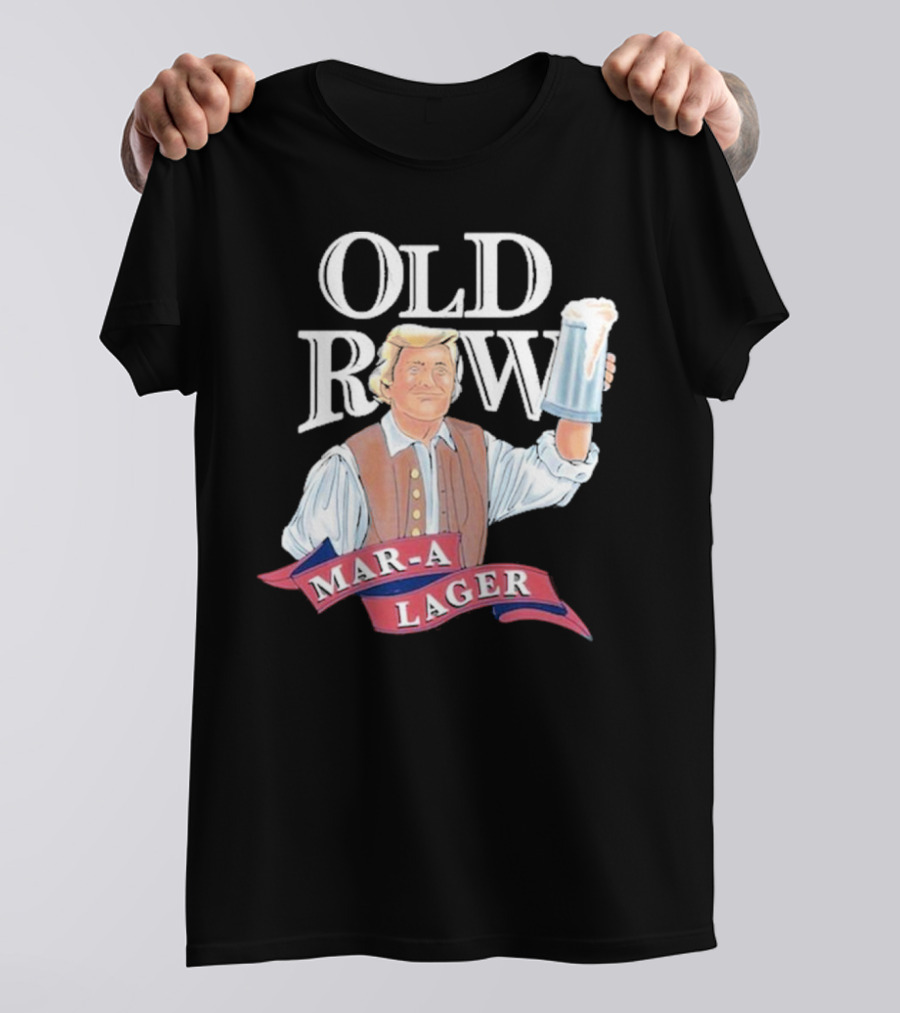 Old Row Mar-A Lager Vintage Style Cheers Figure T-Shirt