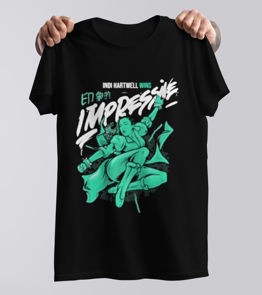 Indi Hartwell Wins Impressive T-Shirt