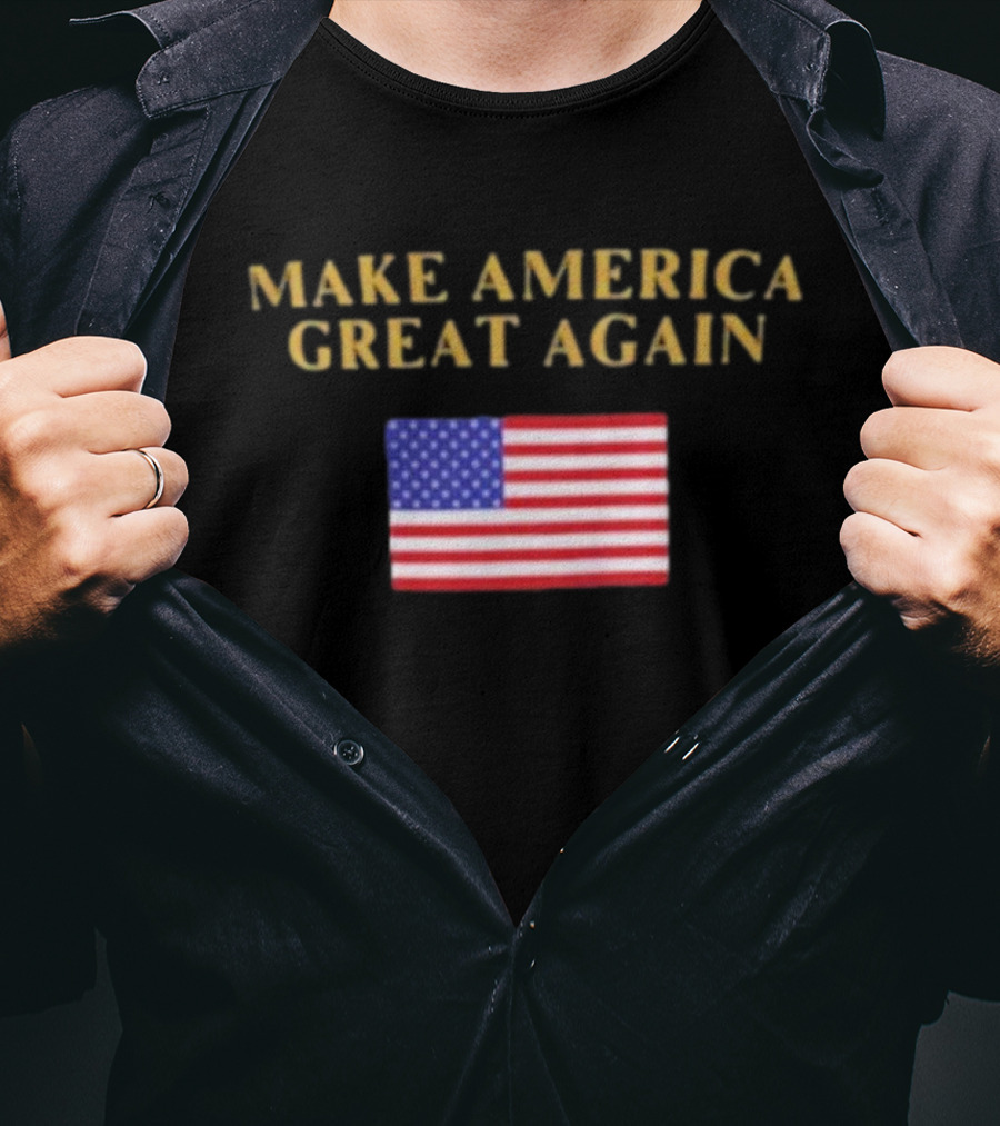 Make America Great Again American Flag T-Shirt