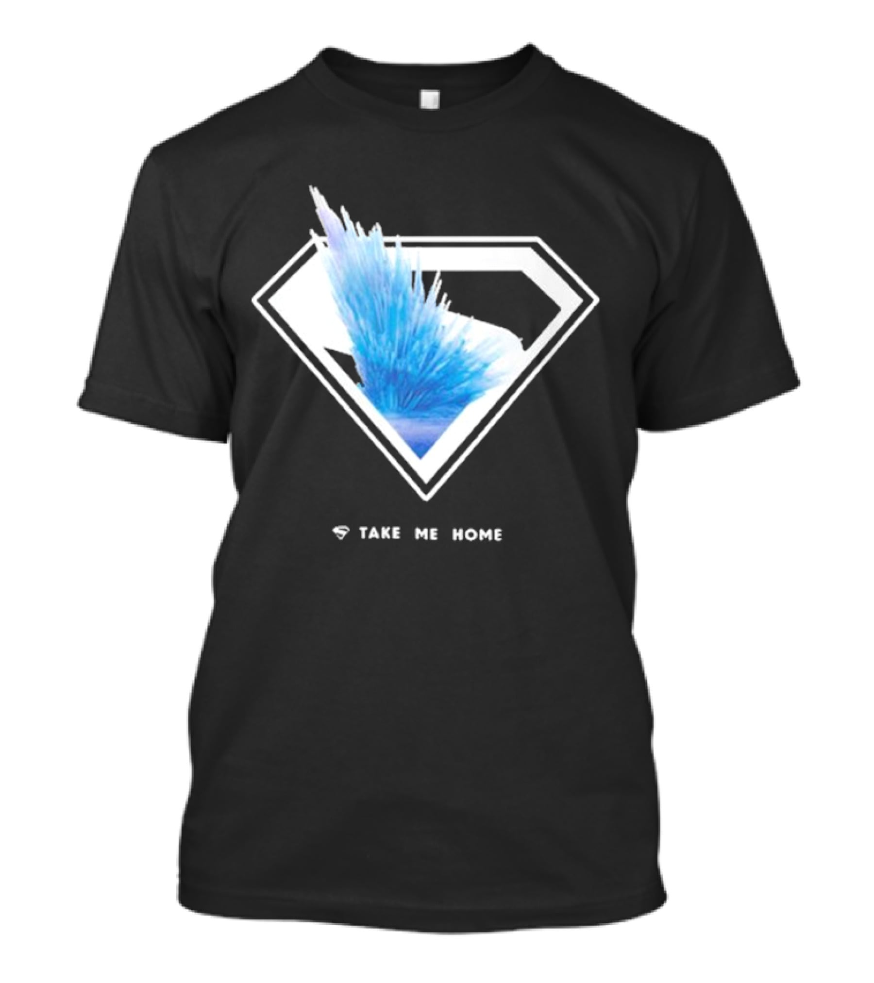 Uperman 2025 Take Me Home Ice Crystal Diamond Emblem T-Shirt