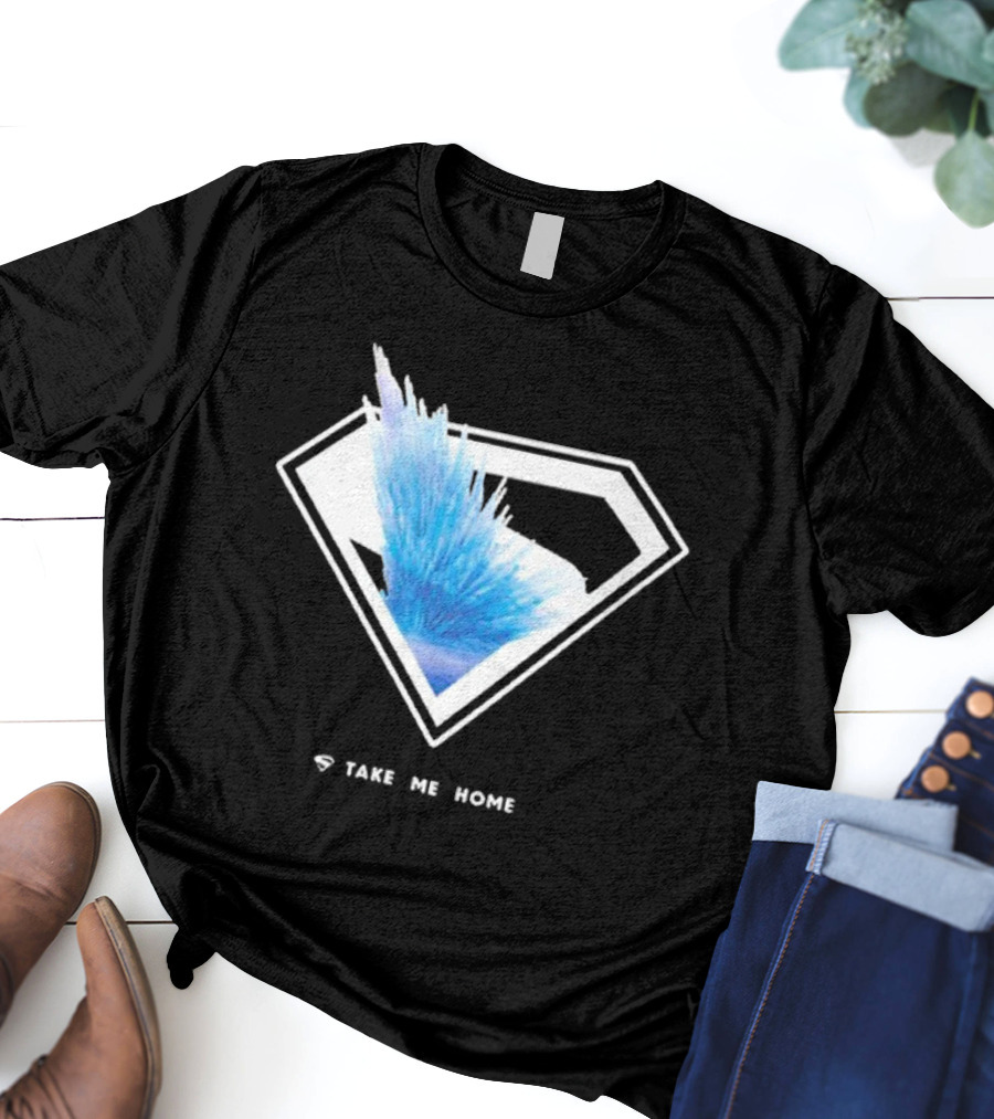 Uperman 2025 Take Me Home Ice Crystal Diamond Emblem T-Shirt