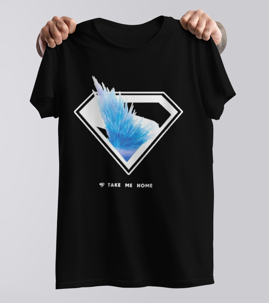 Uperman 2025 Take Me Home Ice Crystal Diamond Emblem T-Shirt