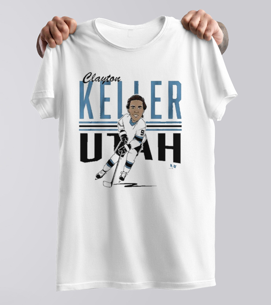 Clayton Keller Utah Center Ice Caricature T-Shirt