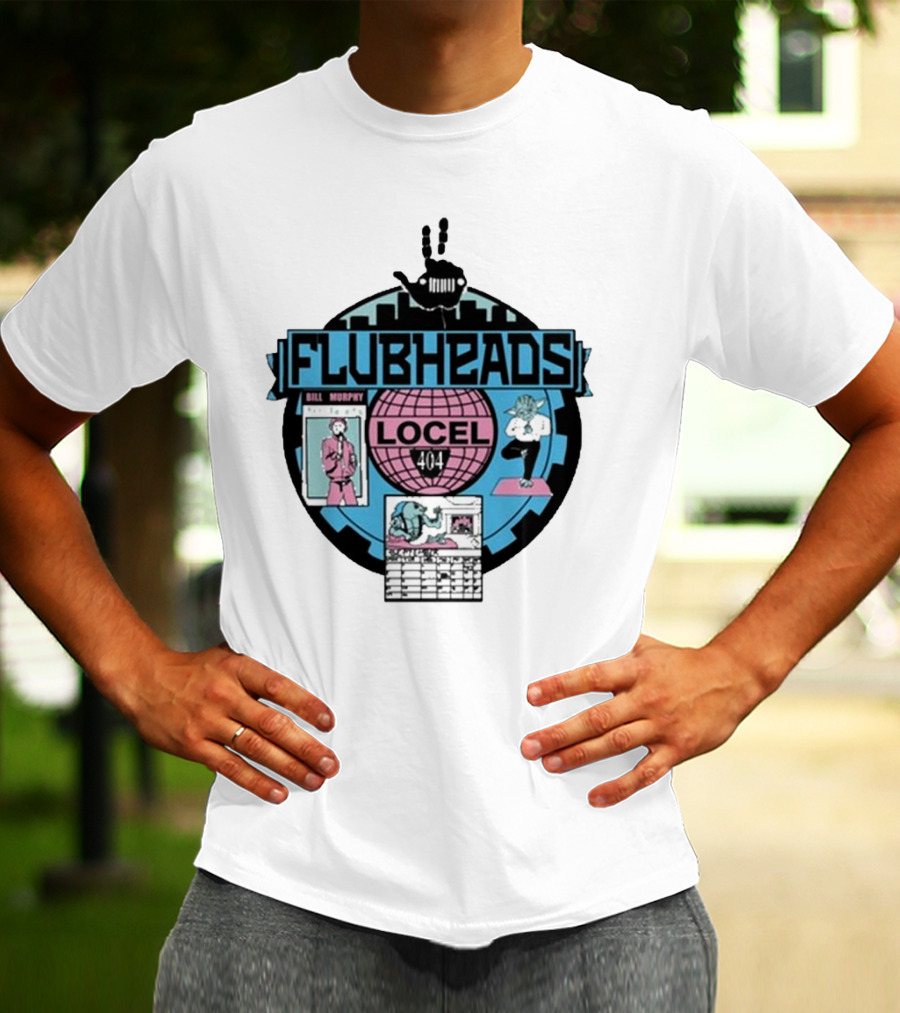 Flubheads Bill Murphy Locel 404 Retro Robot T-Shirt