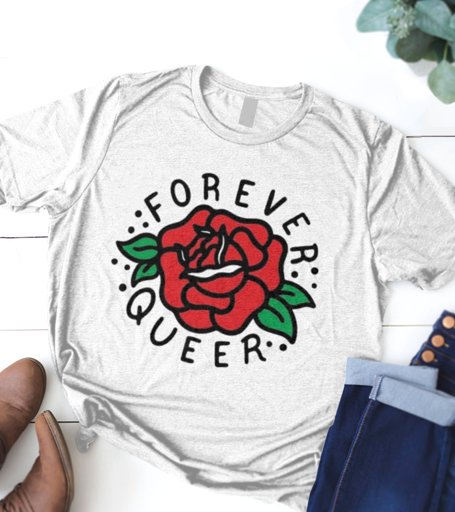 Forever Queer Red Rose T-Shirt