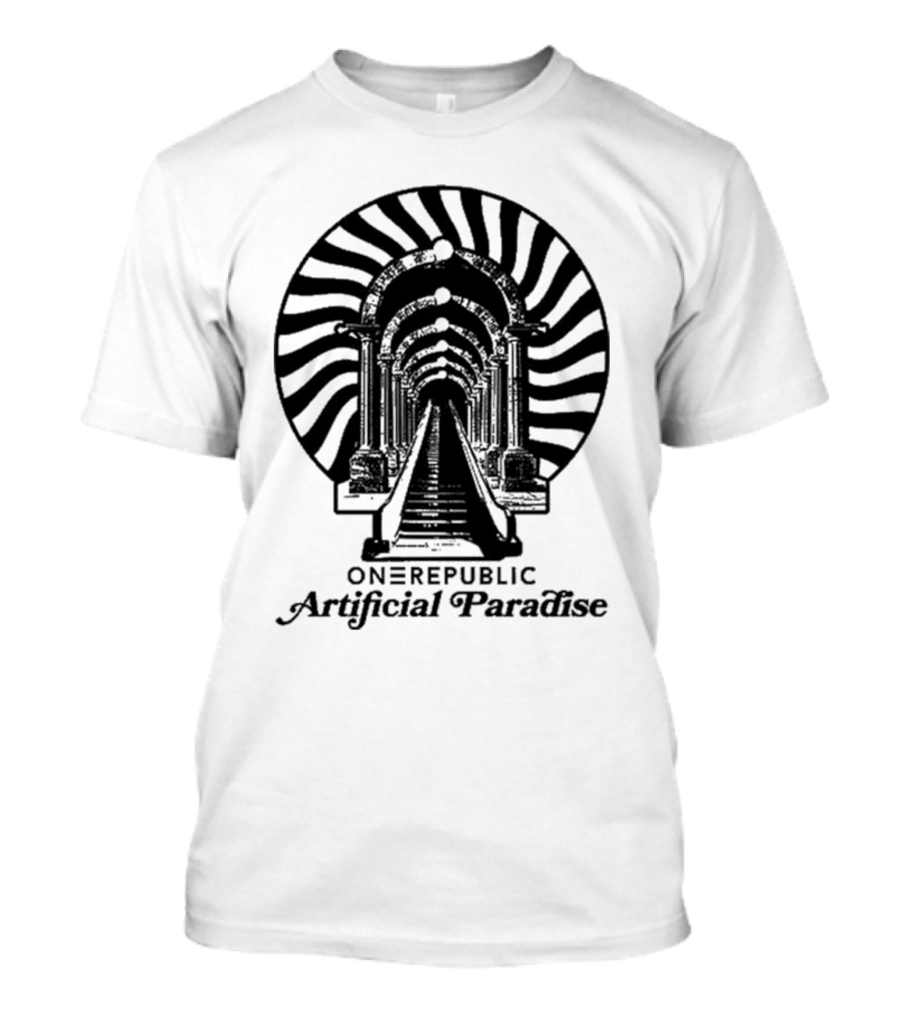ONEREPUBLIC Artificial Paradise Archway Spiral T-Shirt