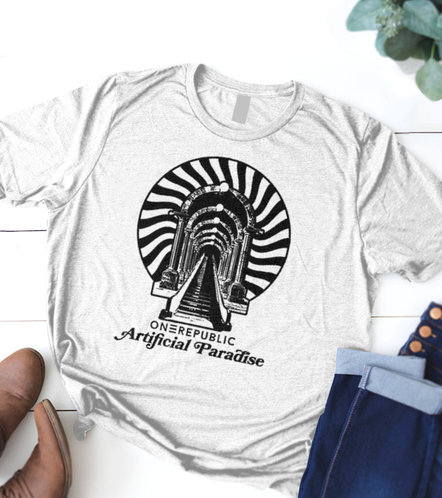 ONEREPUBLIC Artificial Paradise Archway Spiral T-Shirt