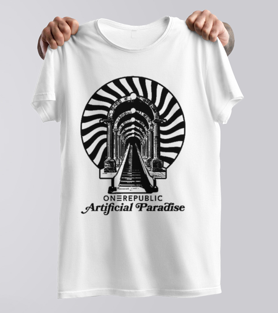 ONEREPUBLIC Artificial Paradise Archway Spiral T-Shirt