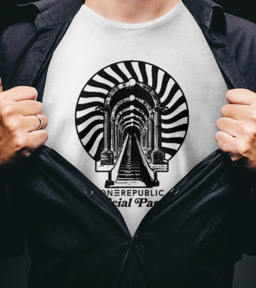 ONEREPUBLIC Artificial Paradise Archway Spiral T-Shirt