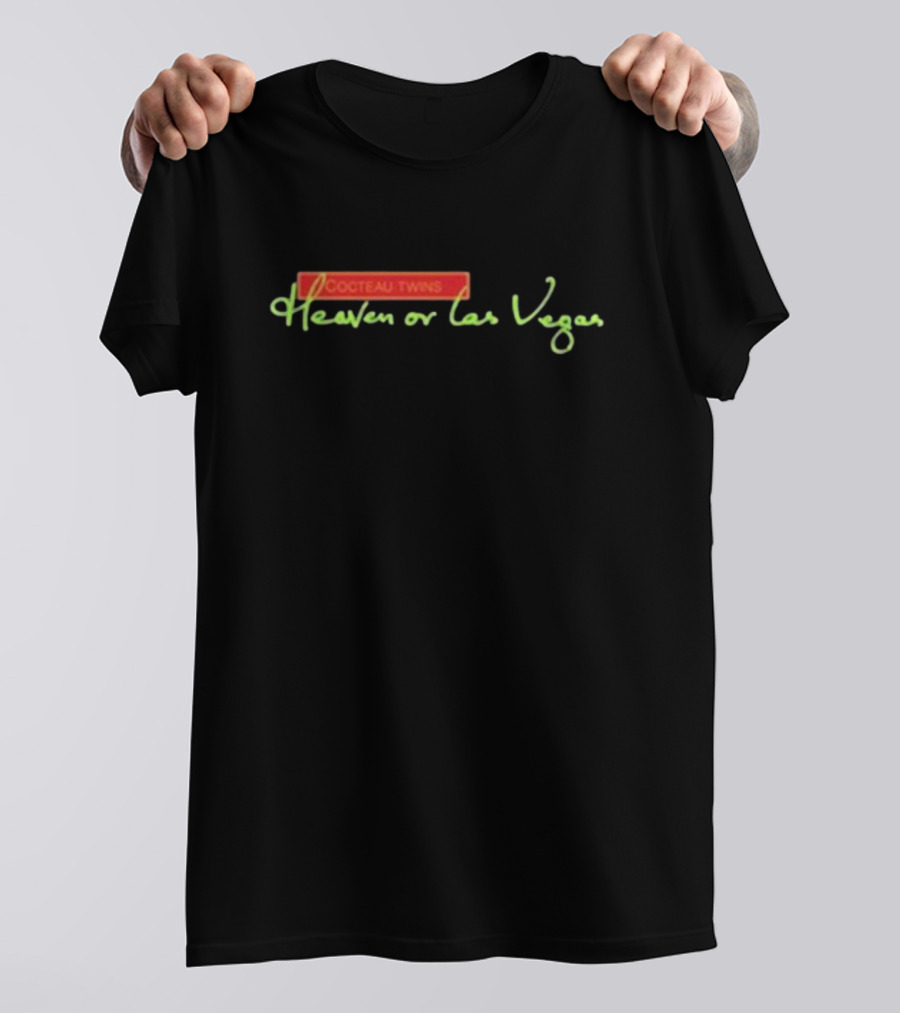 Cocteau Twins Heaven Or Las Vegas Neon Style T-Shirt