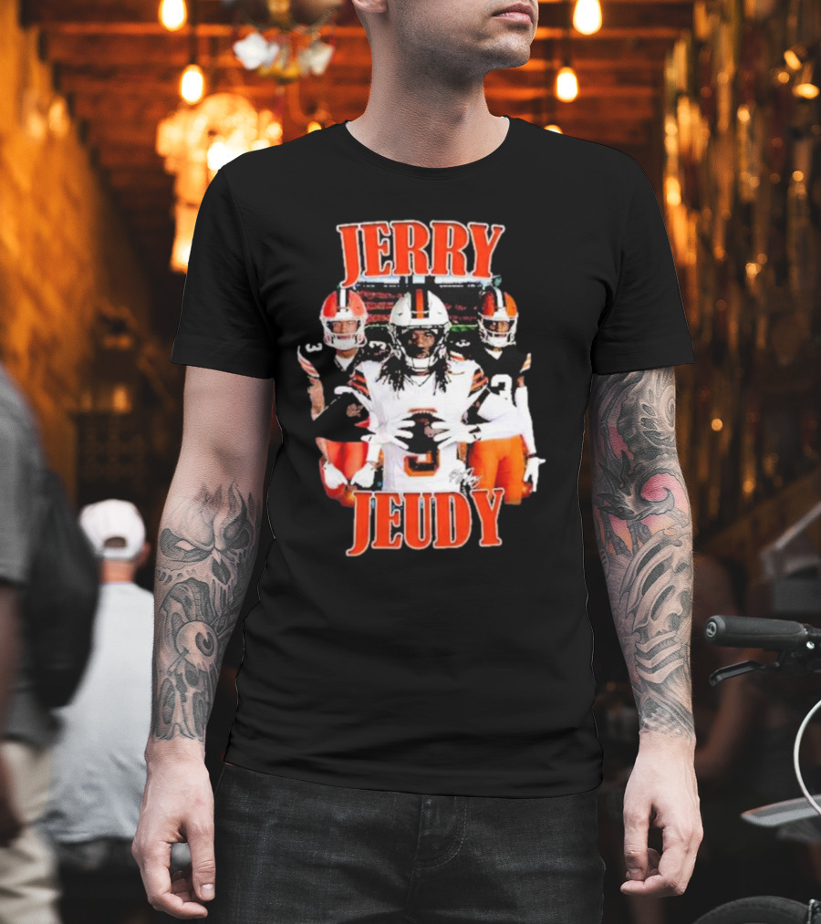 Jerry Jeudy Cleveland Browns Game Day Football Players T-Shirt
