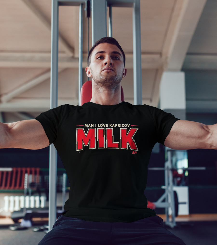 Man I Love Kaprizov MILK T-Shirt