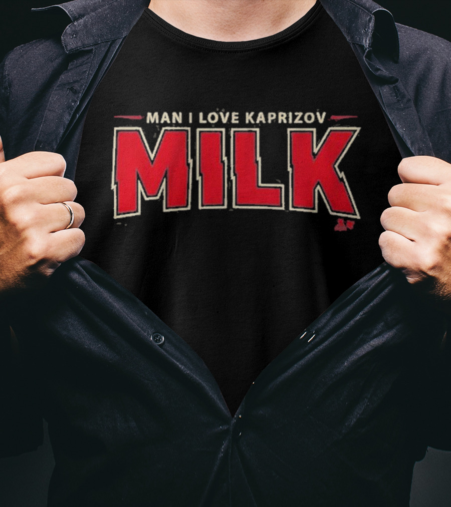 Man I Love Kaprizov MILK T-Shirt