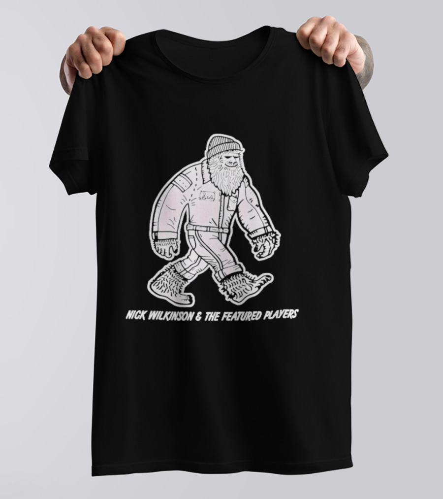 Nick Wilkinson And The Featured Players Bigfoot Lumberjack T-Shirt