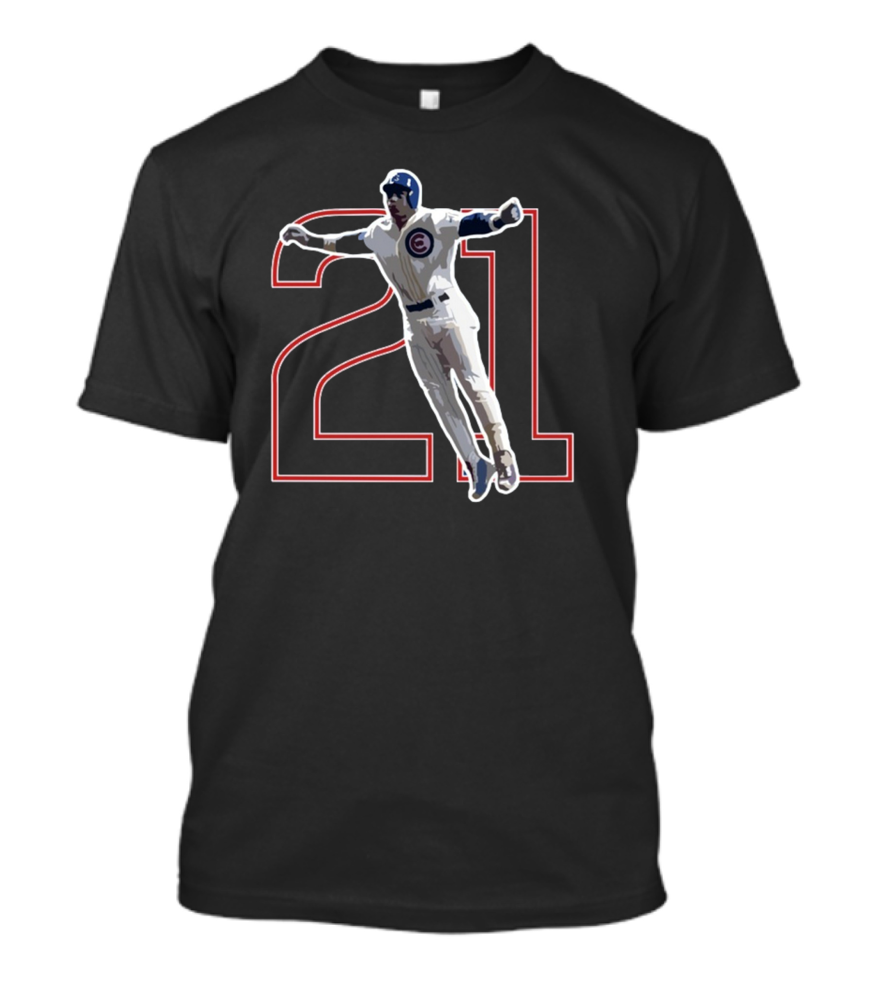 Sammy Sosa 21 Jump Pose Chicago Cubs Legend T-Shirt