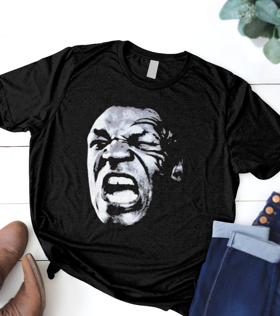 Lean And Mean Mike Tyson Expression Face T-Shirt