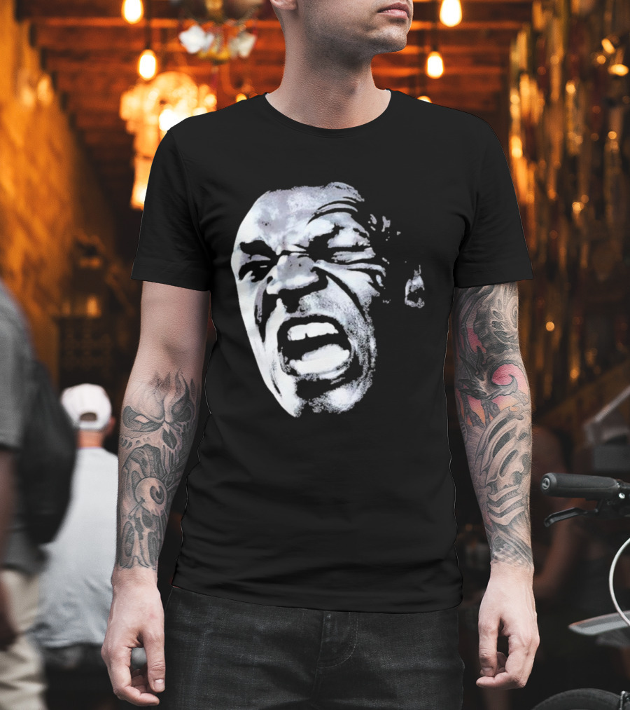 Lean And Mean Mike Tyson Expression Face T-Shirt