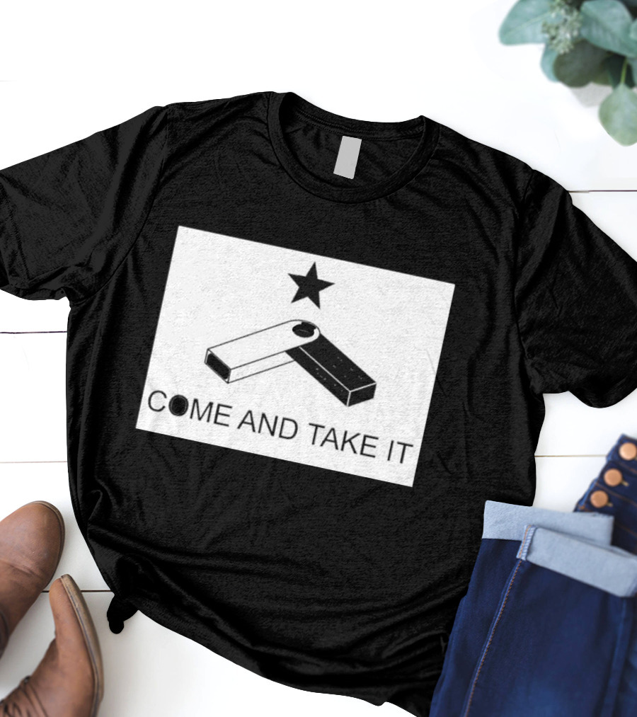 Come And Take It USB Stick Meme By Punk 6529 T-Shirt
