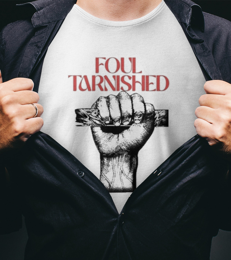 Foul Tarnished Raskolapparel Power Grip Print T-Shirt
