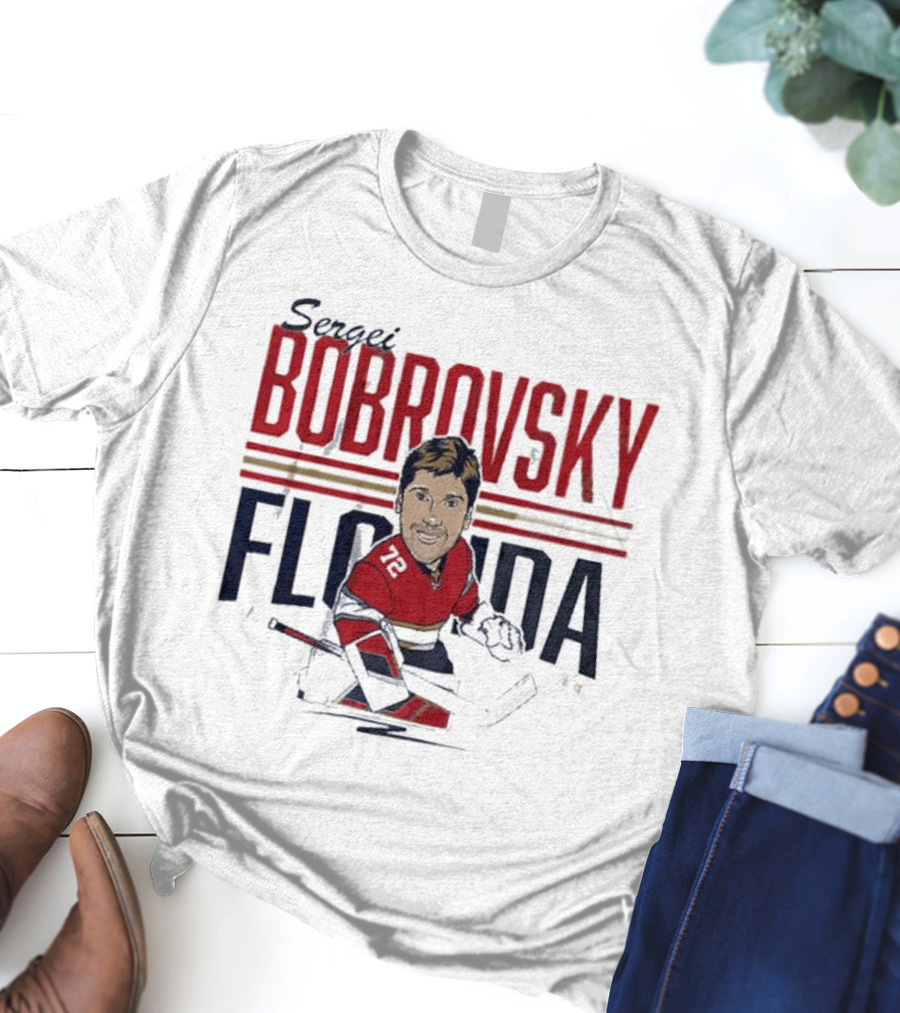 Sergei Bobrovsky Florida 72 Caricature T-Shirt