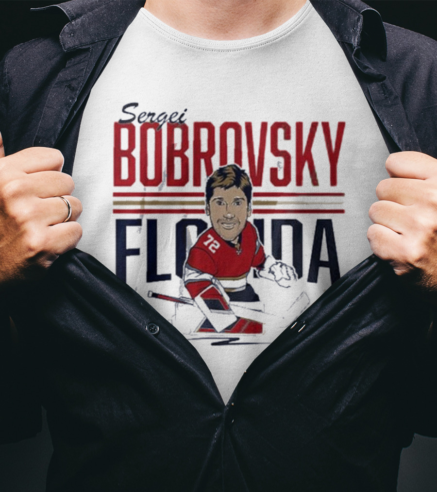 Sergei Bobrovsky Florida 72 Caricature T-Shirt